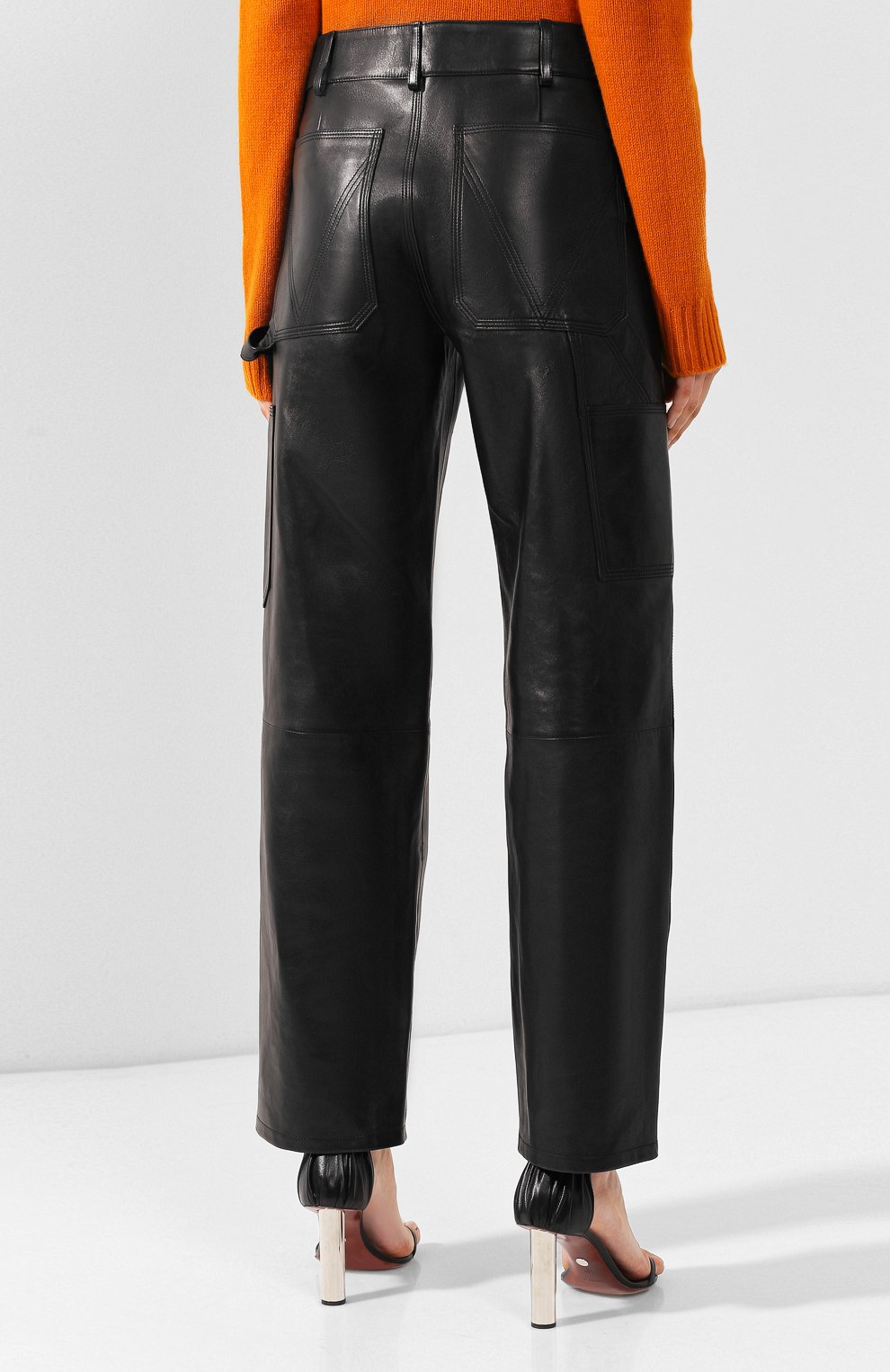 Кожаные брюки BOTTEGA VENETA, арт. 572073/VF3G0, фото 4