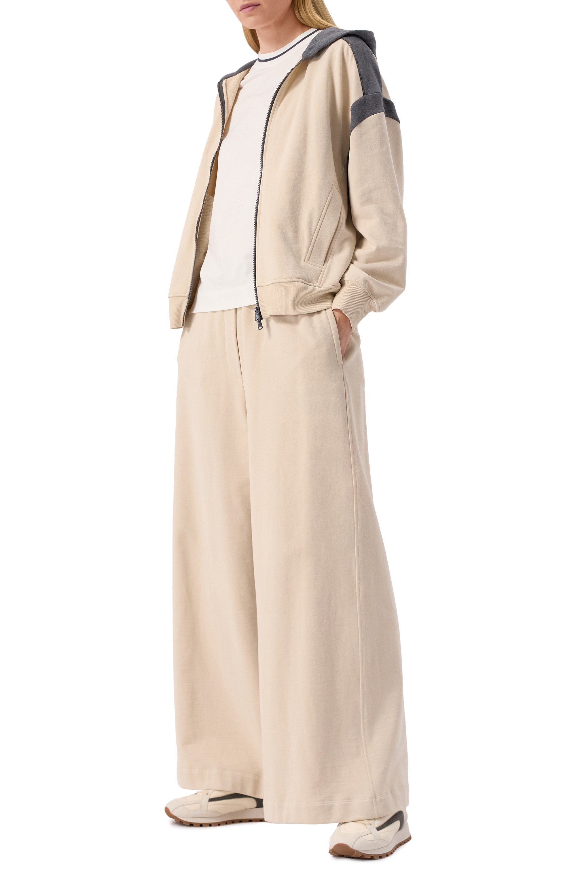 Хлопковые брюки BRUNELLO CUCINELLI, арт. MN05NVE399, фото 2