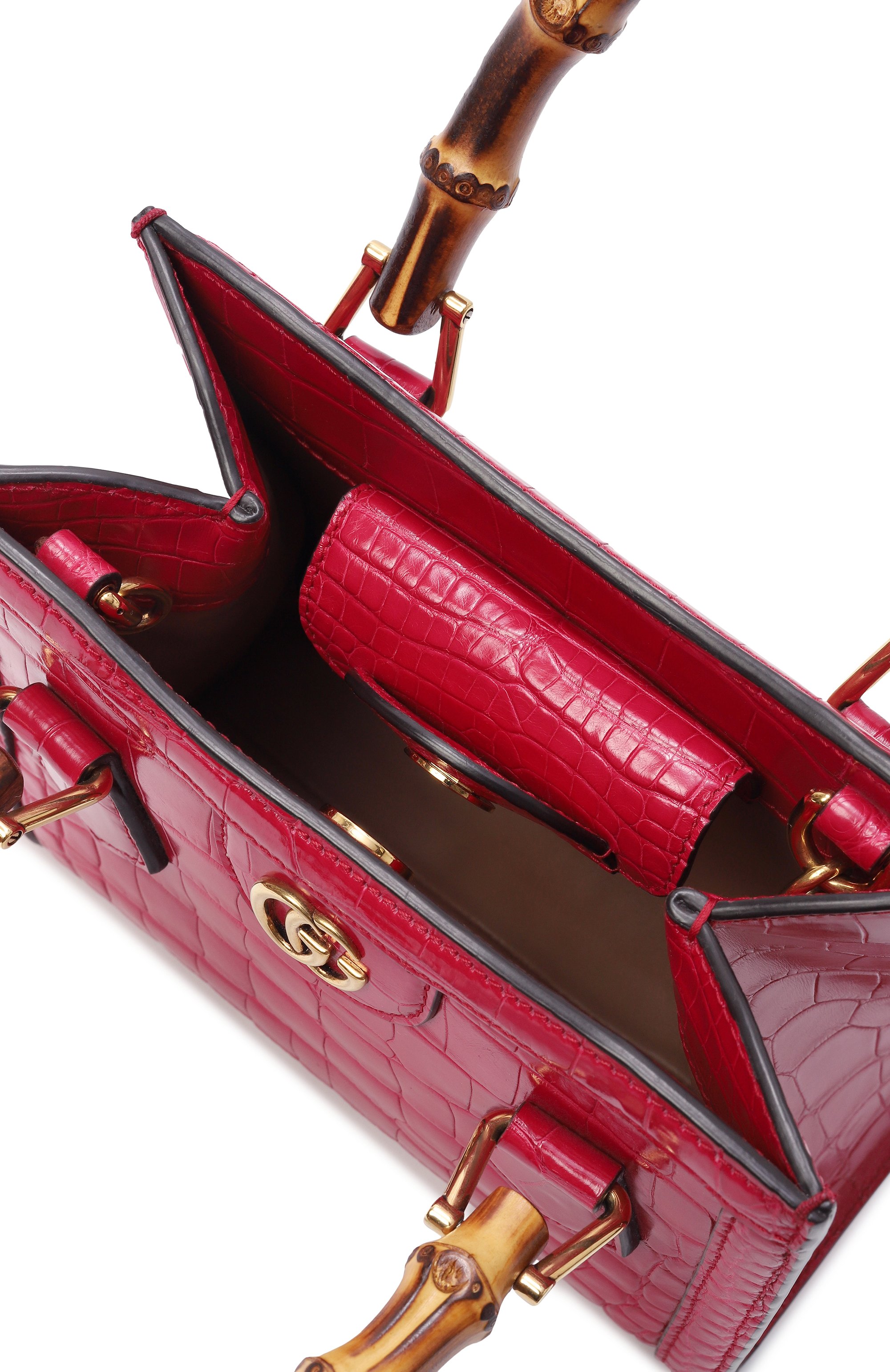 Сумка diana mini из кожи аллигатора GUCCI, арт. 655661 EV40T, фото 5