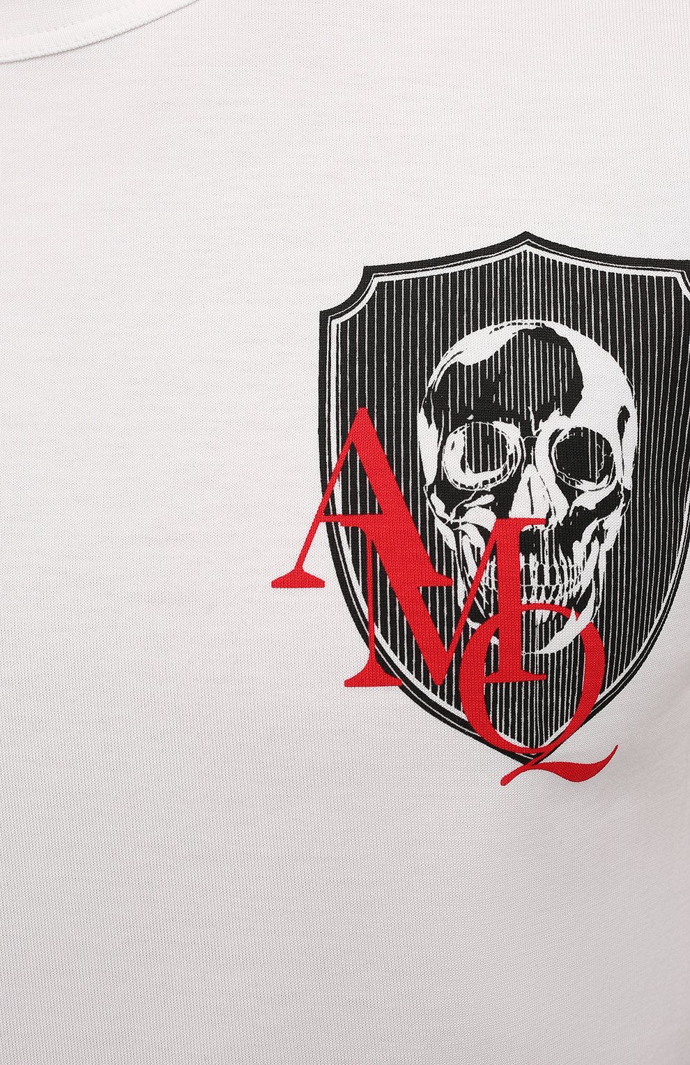 Хлопковая футболка ALEXANDER MCQUEEN, арт. 650423/QQZ65, фото 5