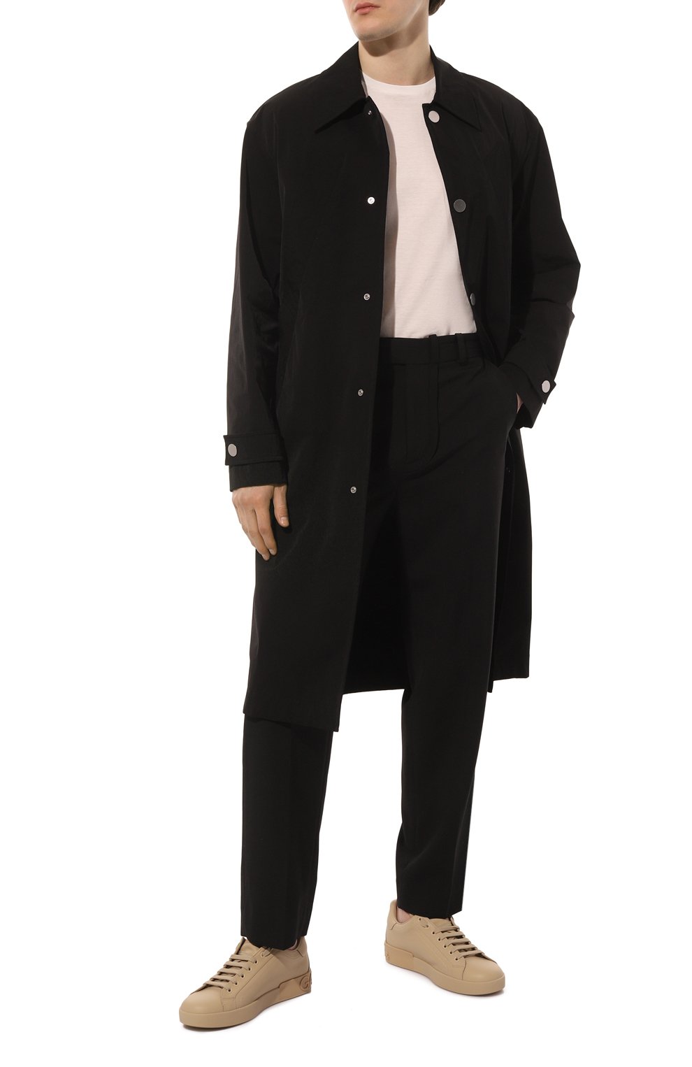 Кожаные кеды portofino DOLCE & GABBANA, арт. CS1772/A1065, фото 2