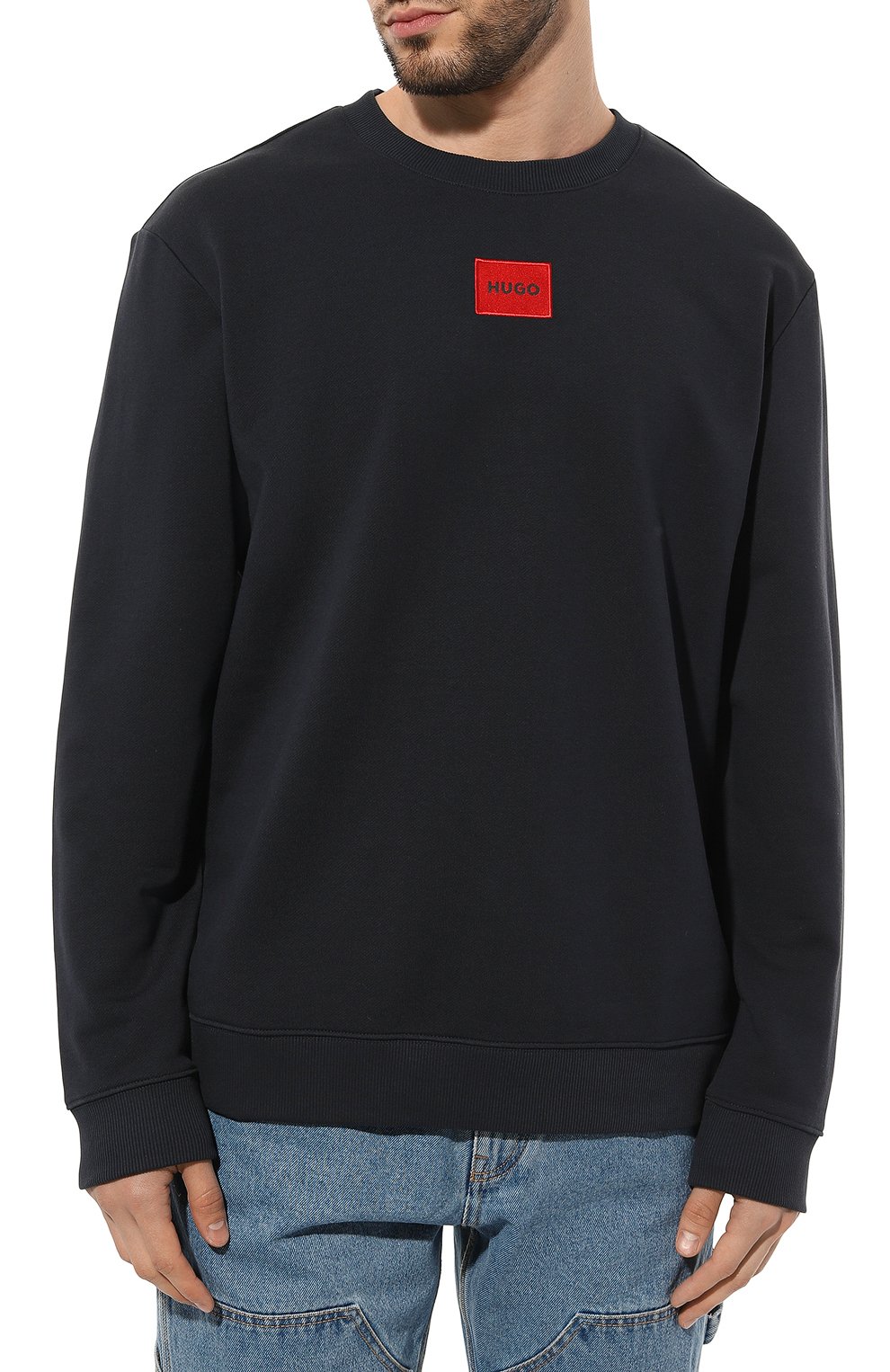Хлопковый свитшот HUGO, арт. 50447964, фото 3