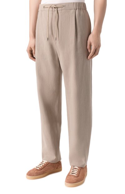 Льняные брюки GIORGIO ARMANI, арт. GM001625/TE10954, фото 3