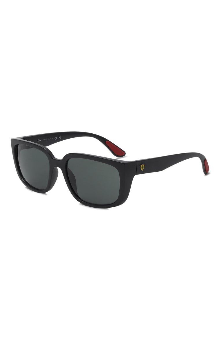 Женские солнцезащитные очки RAY-BAN черного цвета, арт. 4443M-F60271 | Фото 1 (Нос: Не проставлено; Региональные ограничения белый список (Axapta Mercury): Не проставлено; Материал: Пластик; Тип очков: С/з; Оптика Гендер: оптика-женское; Очки форма: Прямоугольные)