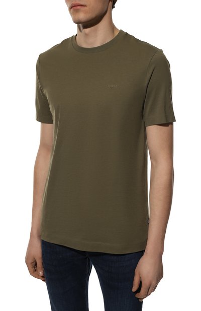 Хлопковая футболка BOSS, арт. 50468347, фото 3