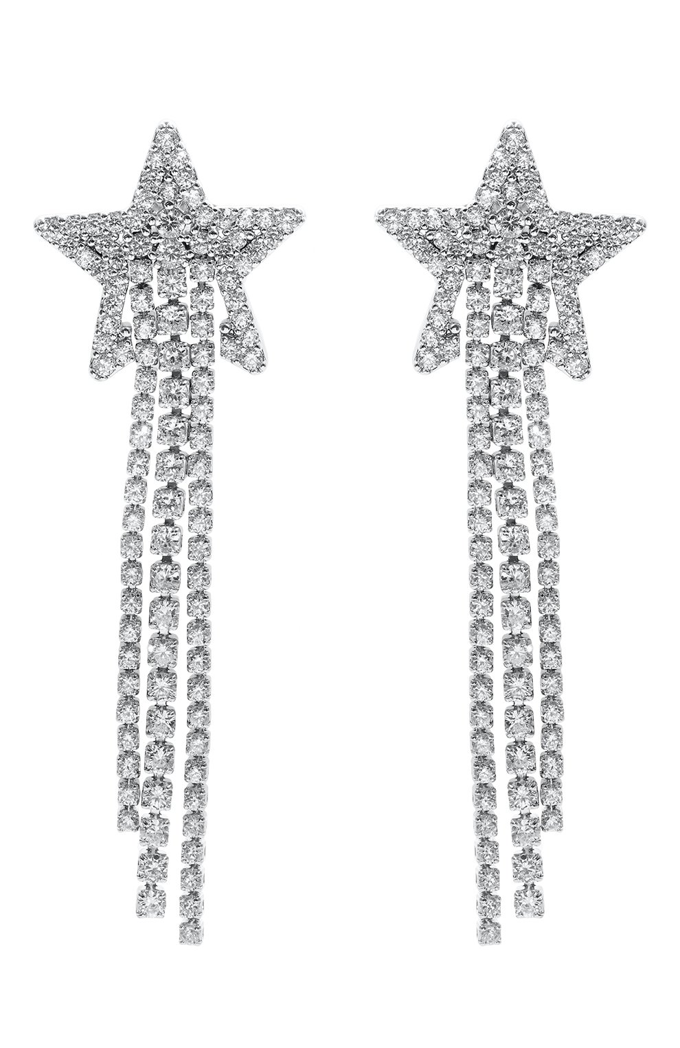 Серьги NUMBERING серебряного цвета по цене 21100 руб., арт. 4112M/RH0DIUM/M, фото 1 Серьги NUMBERING, арт. 4112M/RH0DIUM/M, фото 1