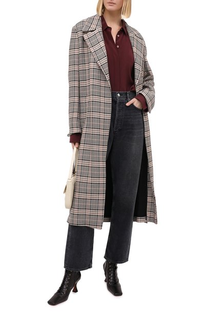 Кожаные ботильоны lace up duck MANU ATELIER, арт. 2019143, фото 2