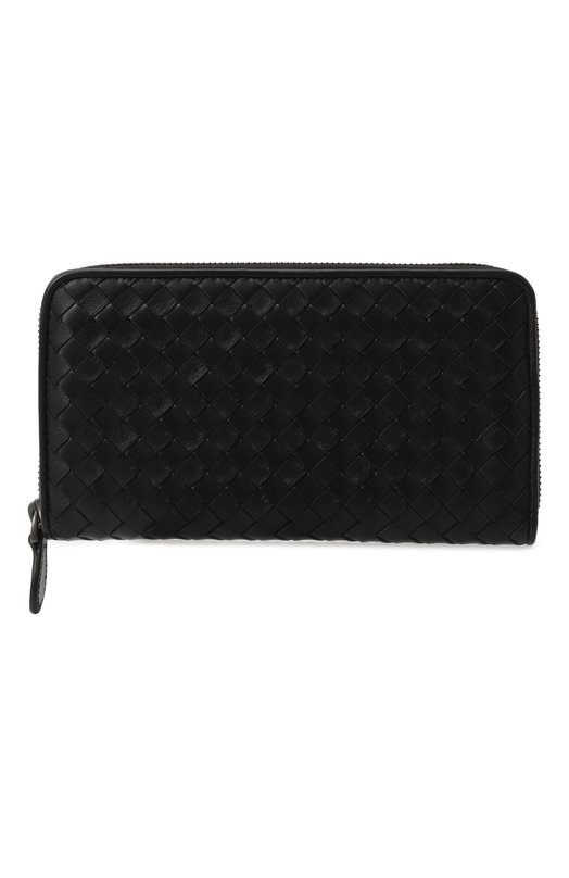 Кожаный кошелек Bottega Veneta 275064/V3UN1 Чёрный 275064/V3UN1