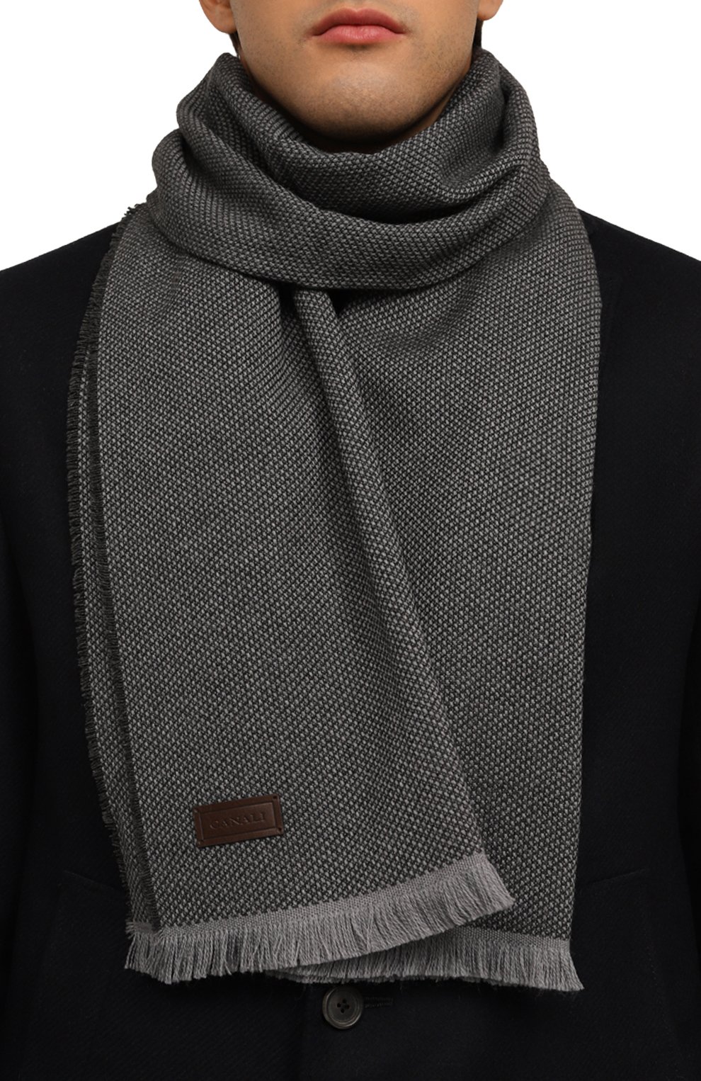 Шарф из кашемира и шерсти CANALI, арт. 06/TF00286, фото 2
