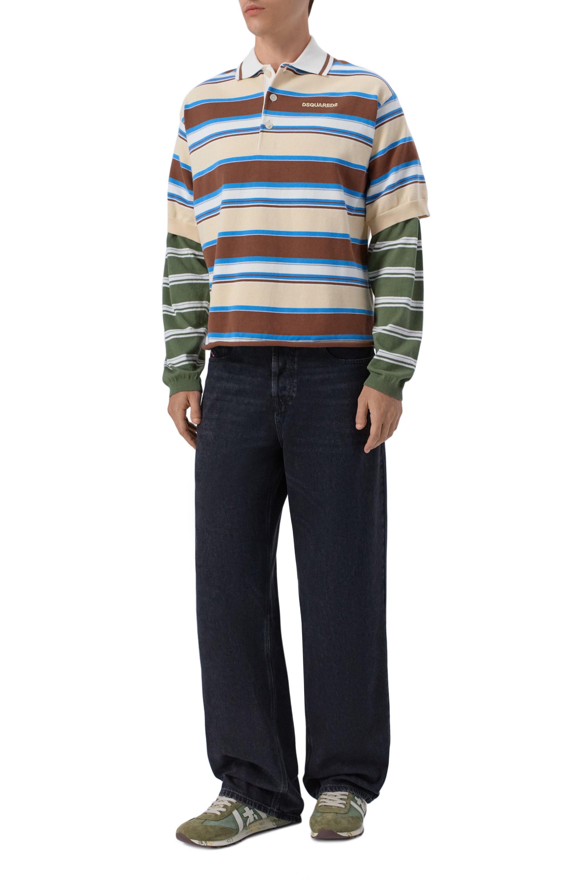 Комбинированные кроссовки lucy PREMIATA, арт. LUCY/VAR 7256N, фото 2