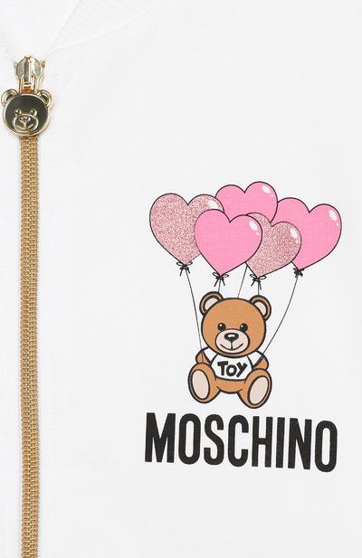 Хлопковый бомбер MOSCHINO, арт. HBF01Z/LDA00/10A-14A, фото 3
