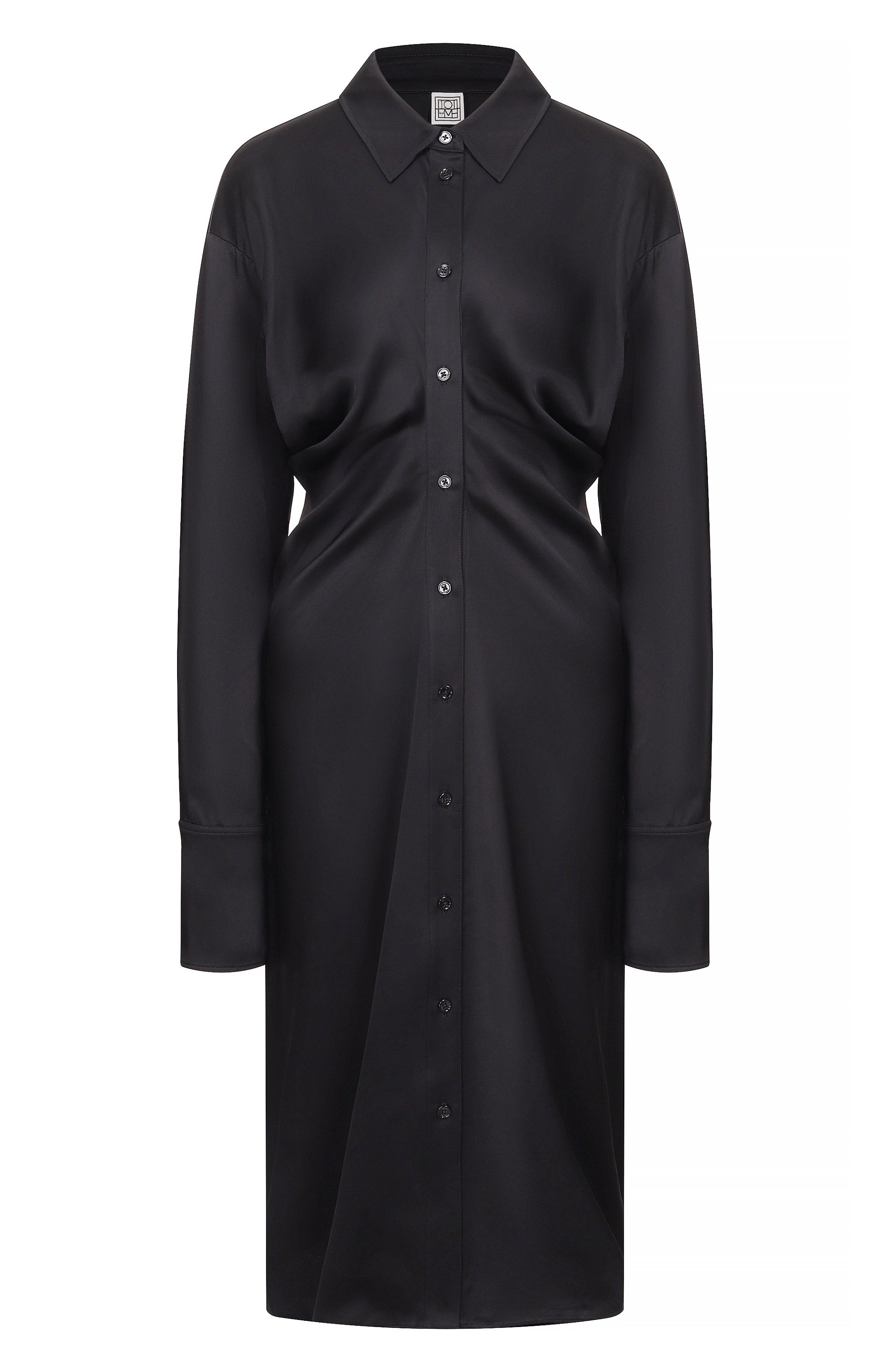 Атласное платье TOTEME, арт. 254-WRD0256-FB0020, фото 1