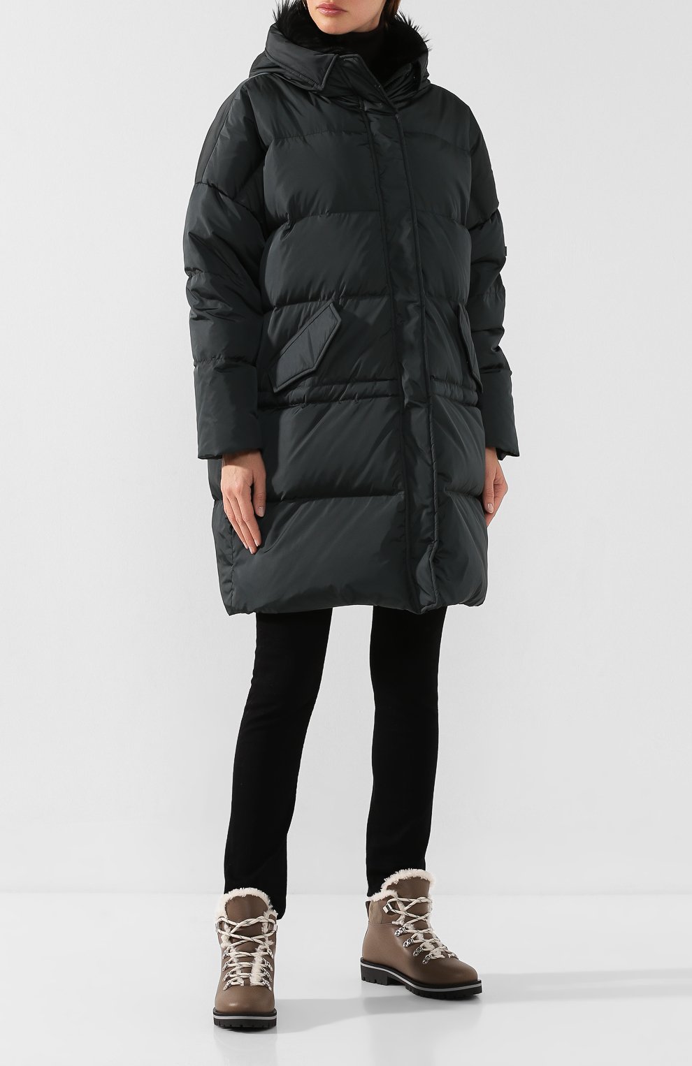 Пуховик с меховой отделкой LEMPELIUS, арт. 3000/277LS, фото 2