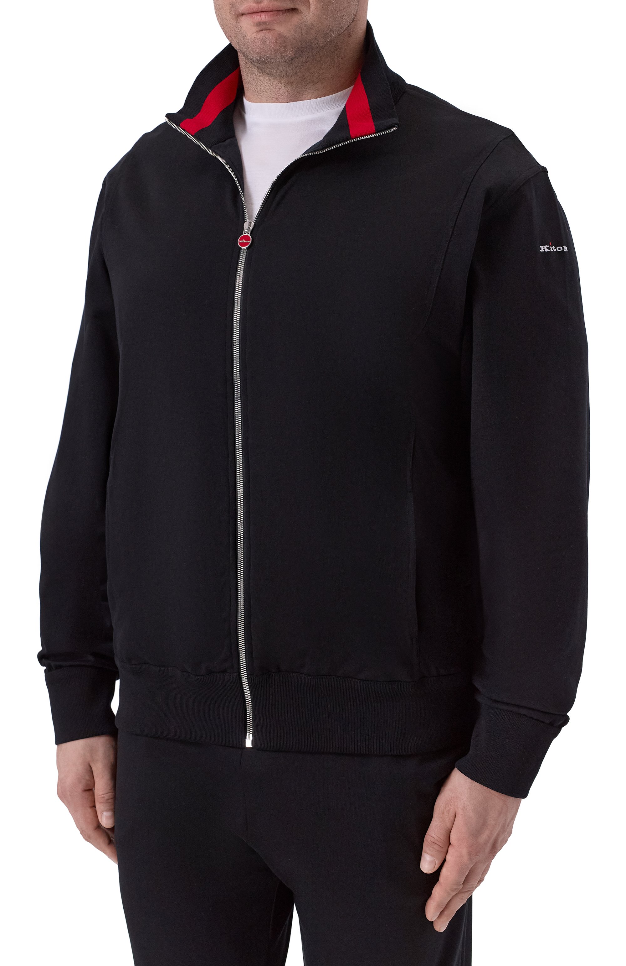 Спортивный костюм из хлопка и шелка KITON, арт. UMJ002402, фото 2