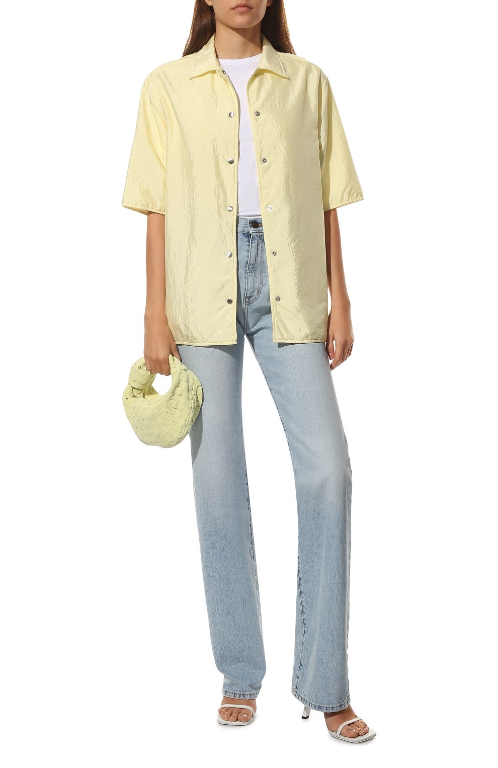 Рубашка JIL SANDER светло-желтого цвета по цене 84050 руб., арт. JPPU600577-WU470900A, фото 2 Рубашка JIL SANDER, арт. JPPU600577-WU470900A, фото 2