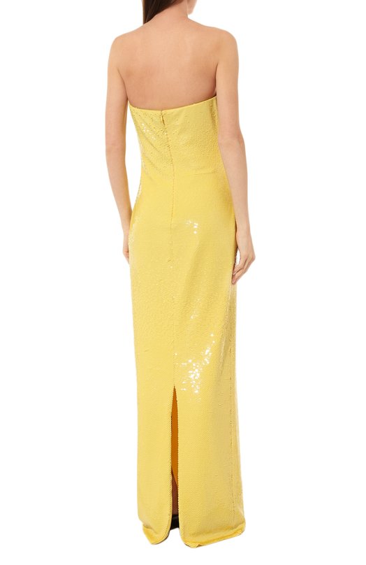 Платье с пайетками Ralph Lauren Жёлтый, фото 4