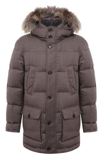 Мужская пуховик с меховой отделкой KIRED, арт. WANIEW7405004000