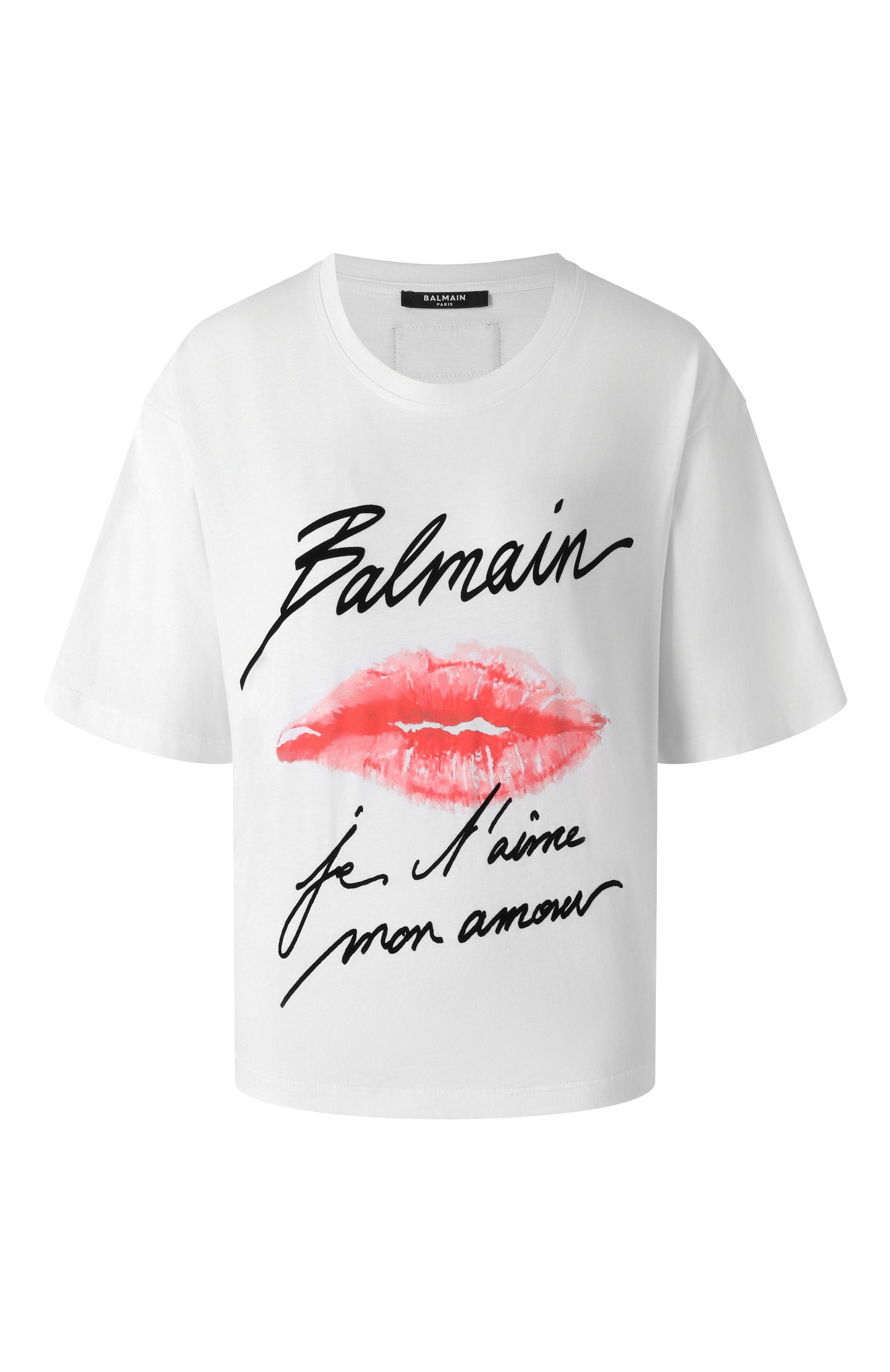 Хлопковая футболка BALMAIN, арт. EF1EG110/GE45, фото 1