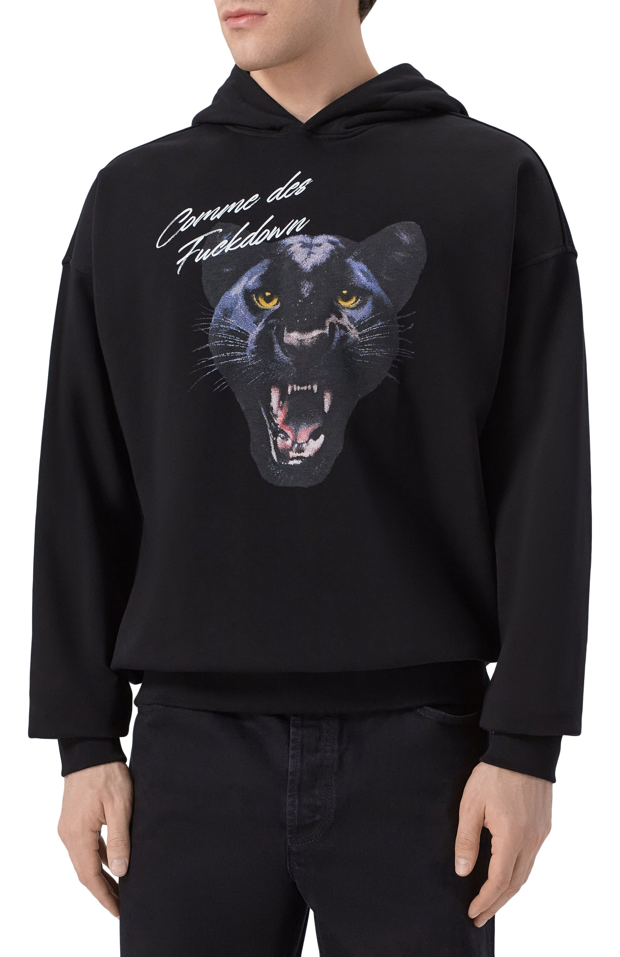 Хлопковое худи COMME DES FUCKDOWN, арт. CFABM01976, фото 3