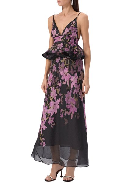 Платье изо льна и шелка ZIMMERMANN, арт. 3495DS252, фото 3