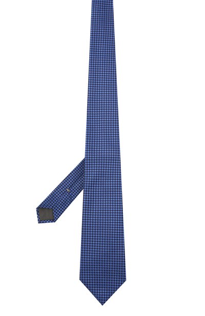 Шелковый галстук CANALI синего цвета по цене 14650 руб., арт. 18/HJ03382, фото 3 Шелковый галстук CANALI, арт. 18/HJ03382, фото 3