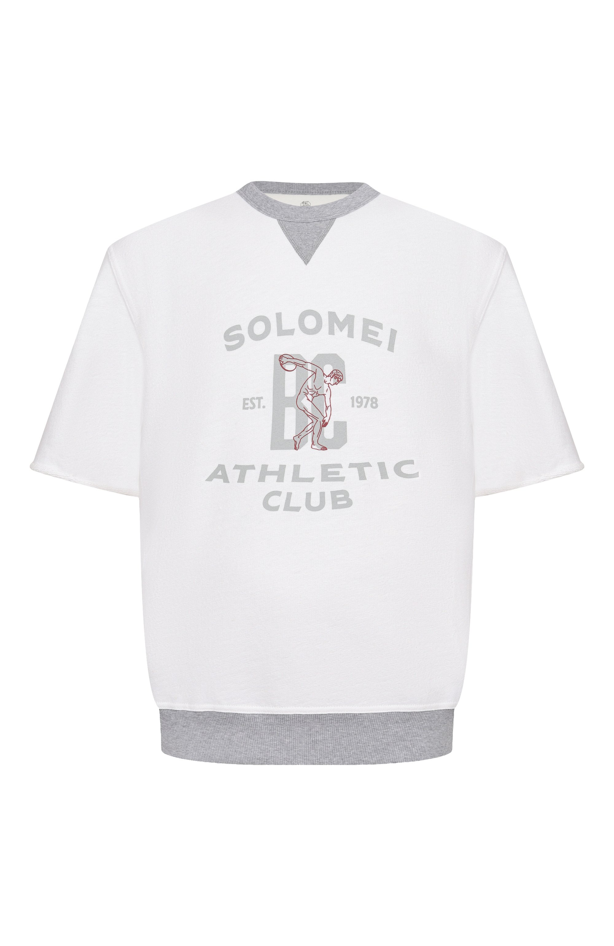 Свитшот из хлопка и льна BRUNELLO CUCINELLI, арт. MR8313378G, фото 1