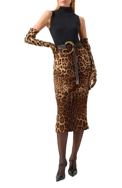 Шерстяная юбка DOLCE & GABBANA, арт. F4BZBT/GDCL3, фото 2