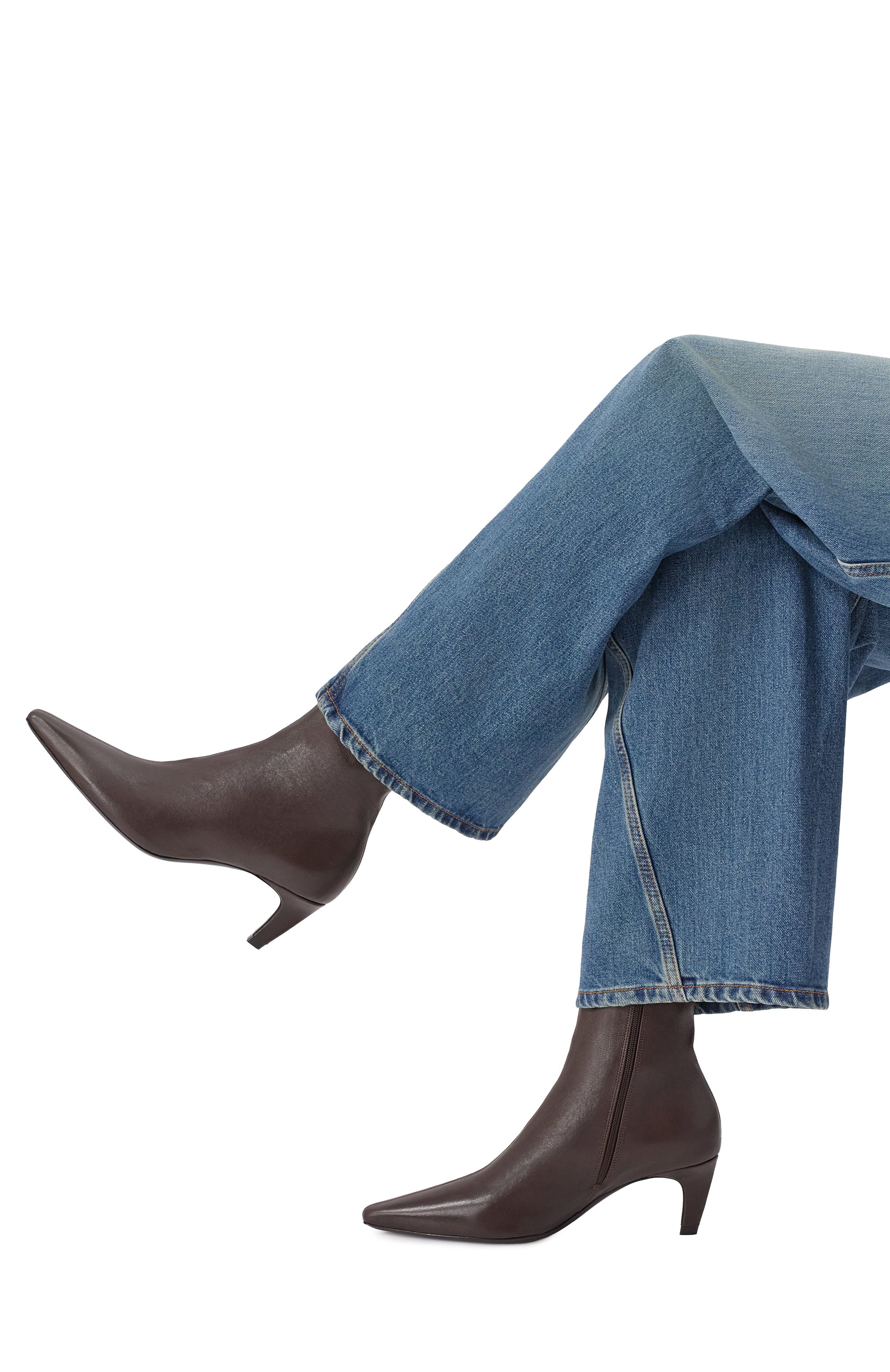 Кожаные ботильоны cave 40 JUDE, арт. CAVE ANKLE B00T LEATHER, фото 2