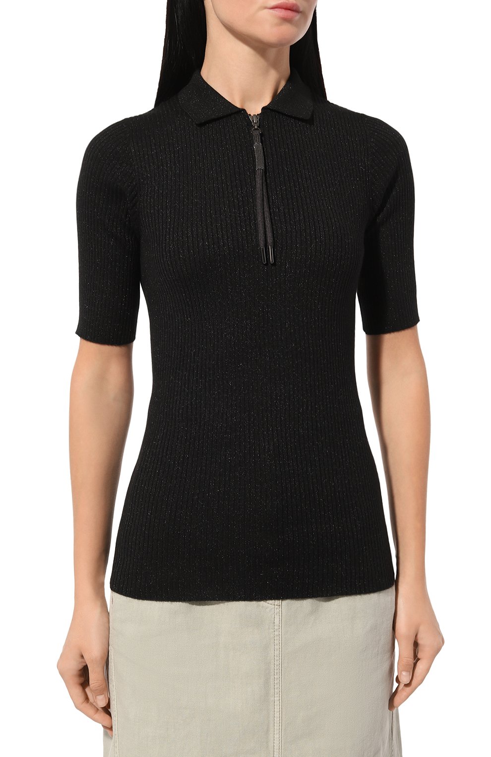 Поло из кашемира и шелка BRUNELLO CUCINELLI, арт. M41835505P, фото 3