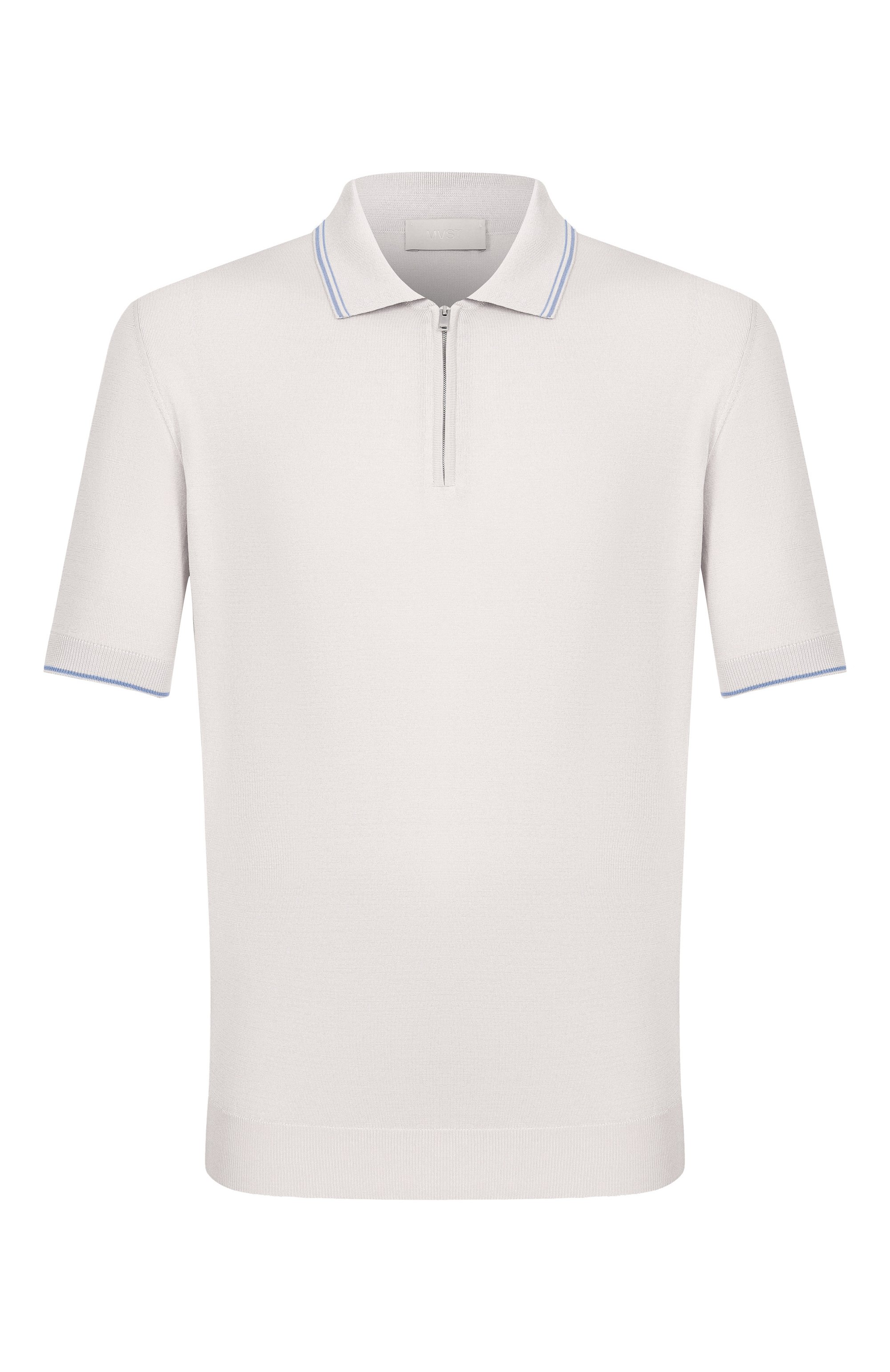 Поло из хлопка и шелка MVST, арт. M26.CSM.K425, фото 1