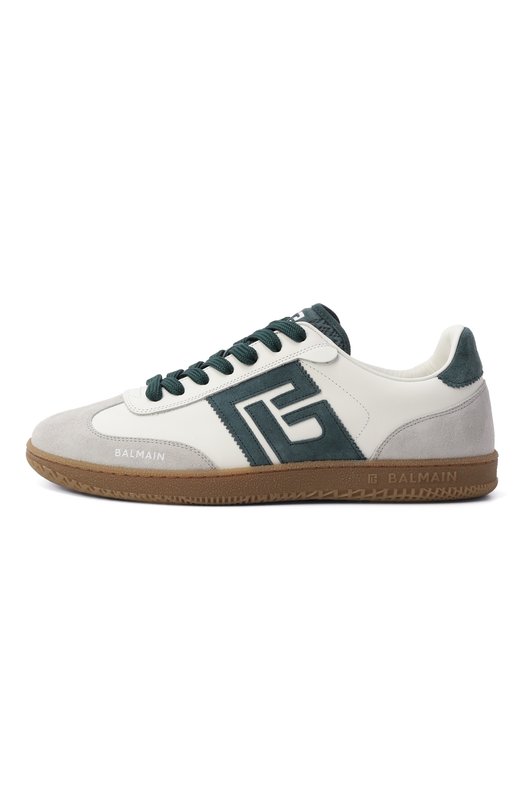 Кожаные кеды Swan Balmain FM1VI360/LCWE Белый  FM1VI360/LCWE Фото 4