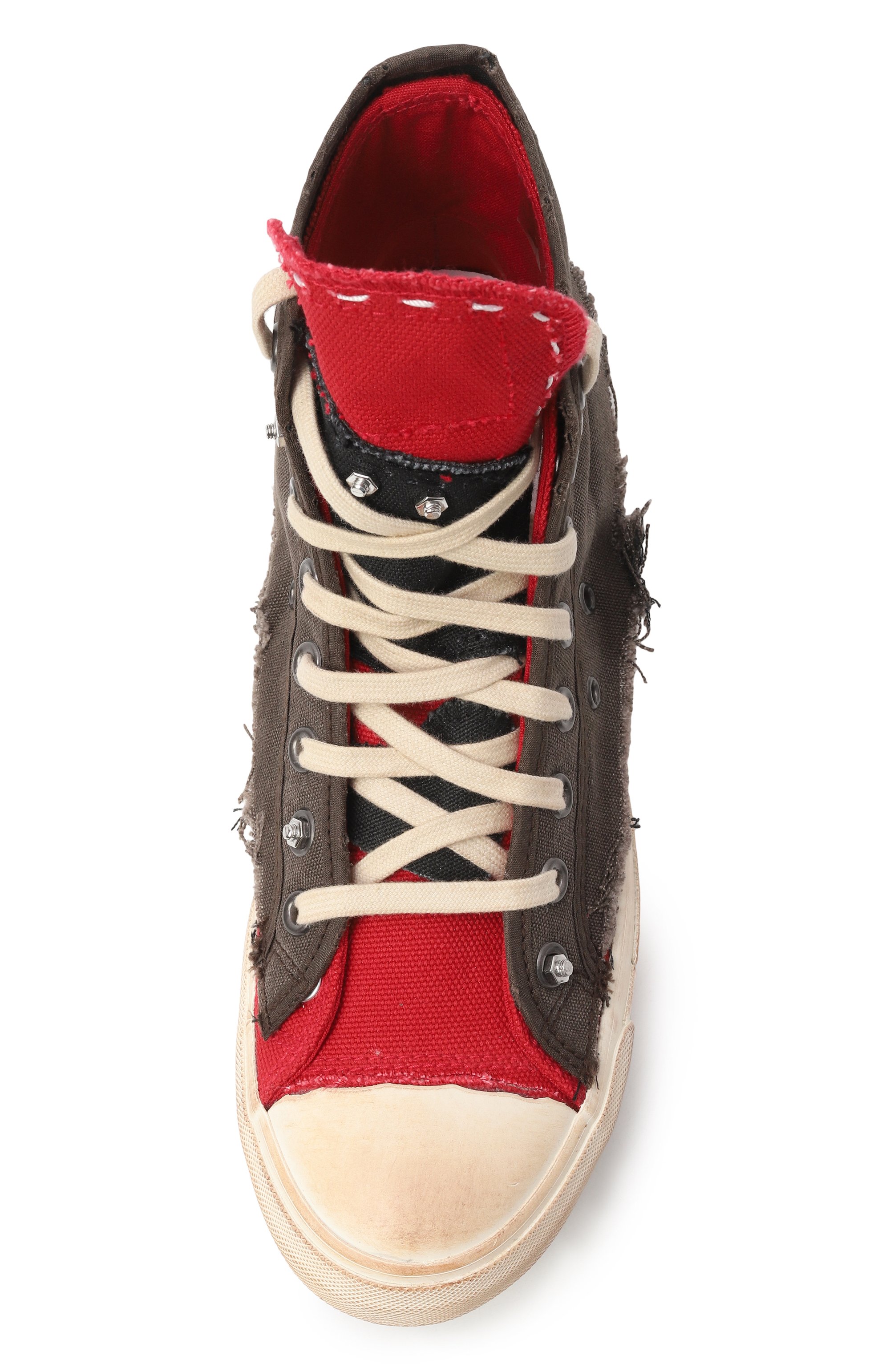 Текстильные кеды loved to death MAISON MARGIELA, арт. S39WS0129/P7454, фото 6