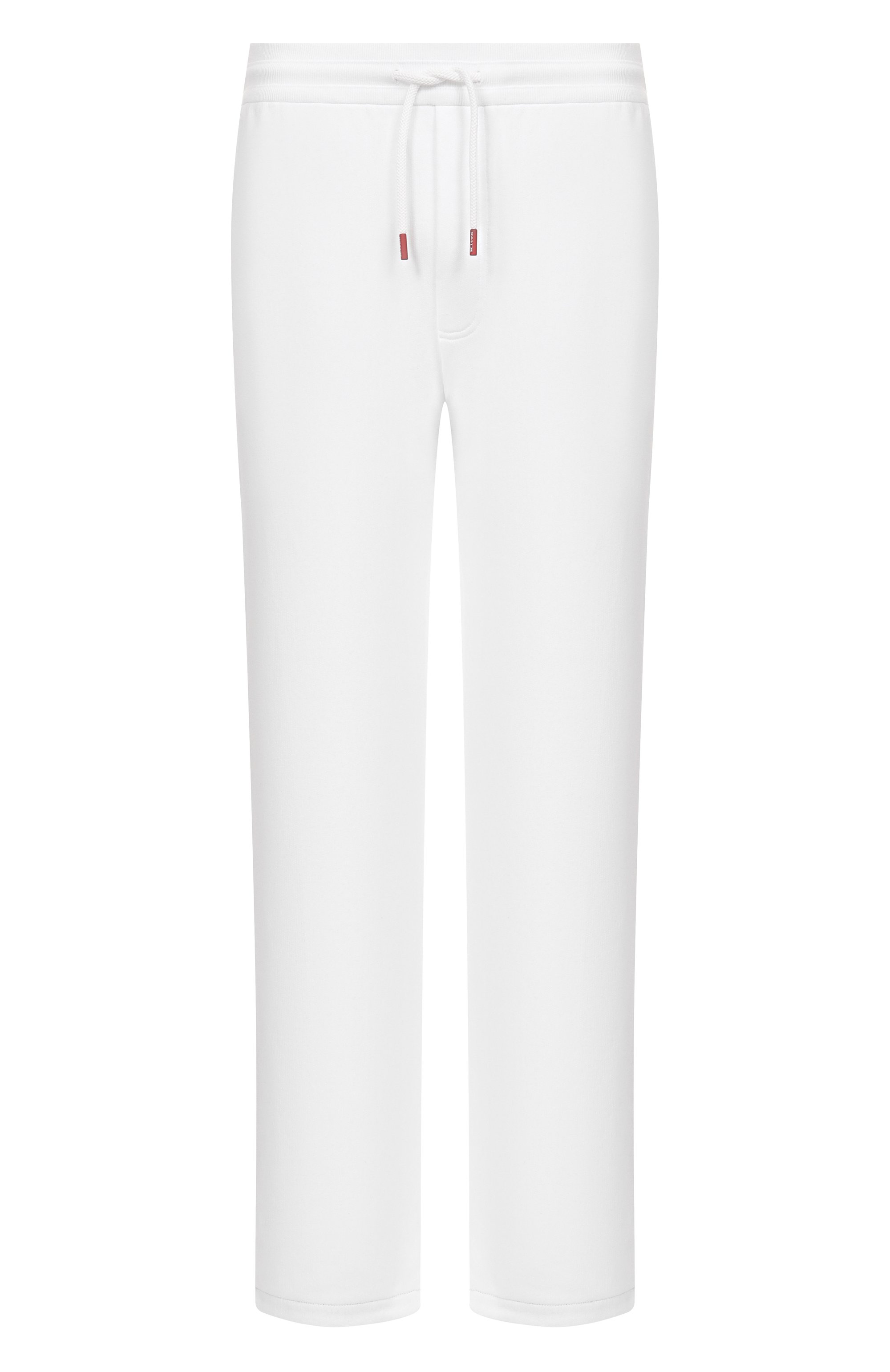Хлопковые брюки KITON белого цвета по цене 129500 руб., арт. UMKY02301, фото 1 Хлопковые брюки KITON, арт. UMKY02301, фото 1