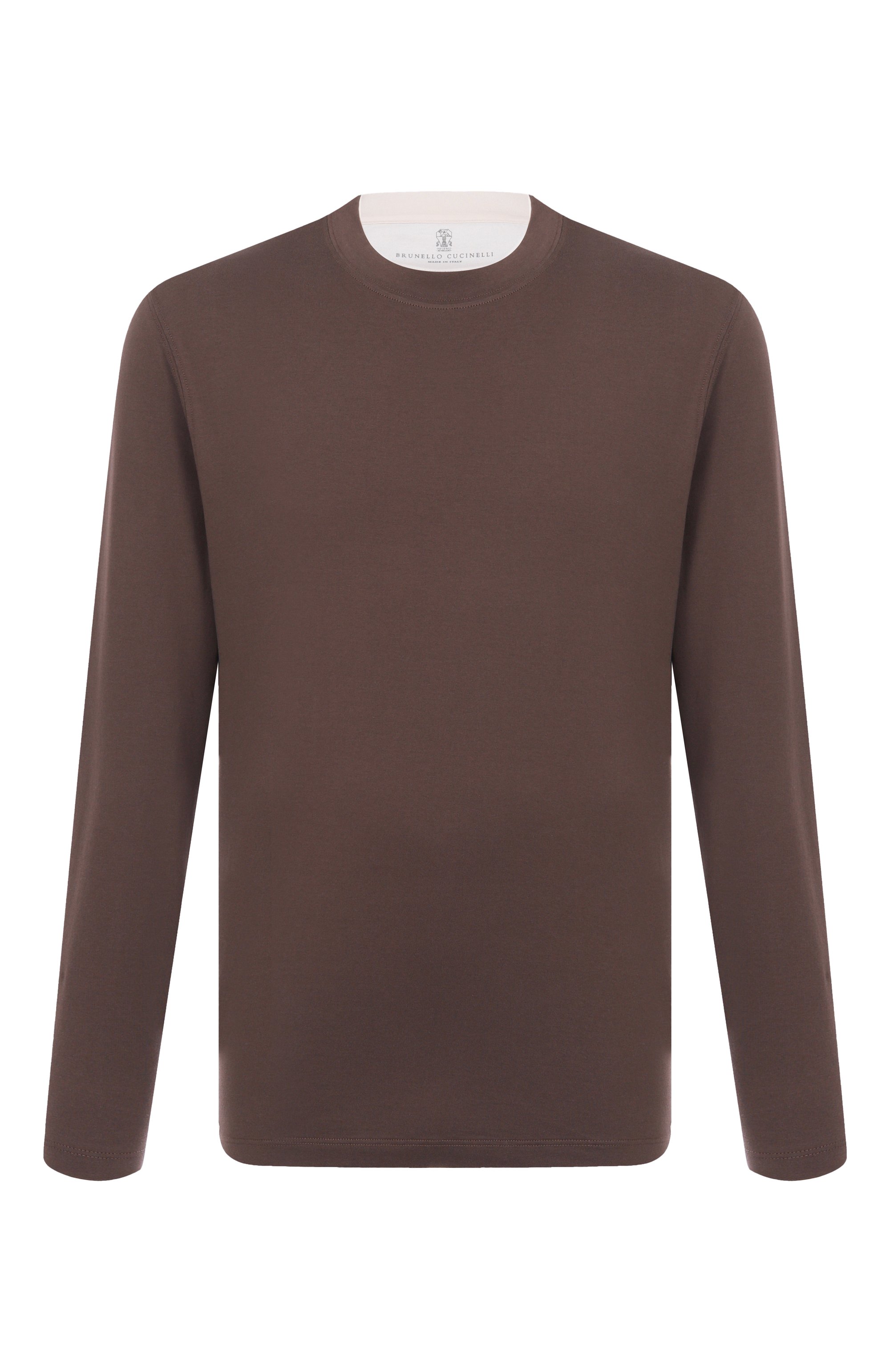 Хлопковый лонгслив BRUNELLO CUCINELLI, арт. M0B137433, фото 1