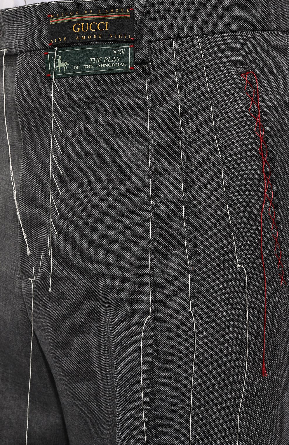 Шерстяные брюки GUCCI, арт. 585283 ZACFM, фото 5