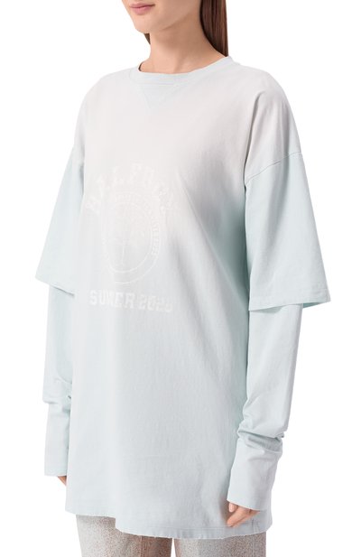 Хлопковый лонгслив HALFBOY, арт. HS261WD001 JS003/VINTAGE DRESS, фото 3