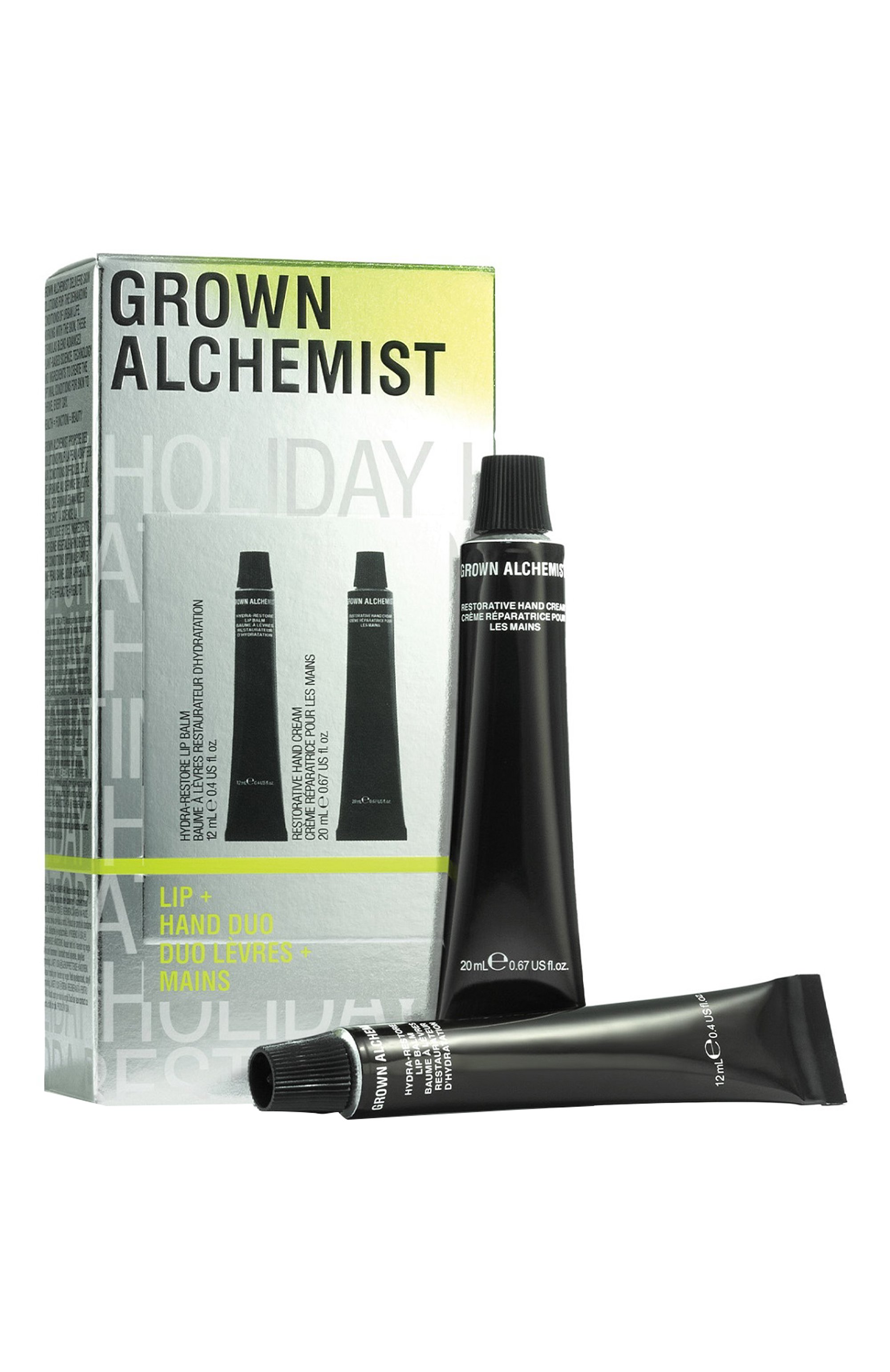 Набор для ухода за кожей губ и рук "герои увлажнения" (12+20ml) GROWN ALCHEMIST, арт. GA01634, фото 1