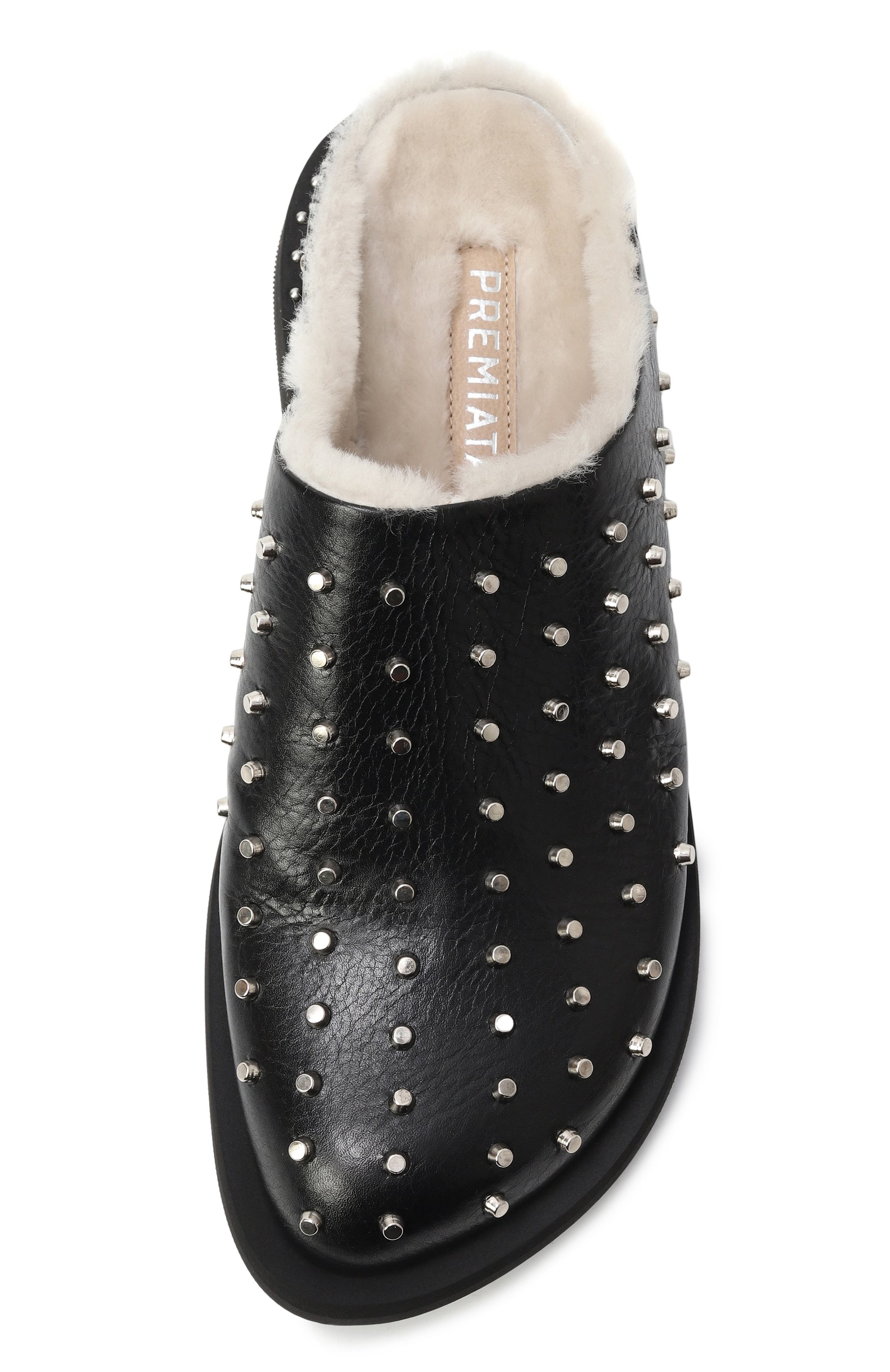 Кожаные сабо PREMIATA черного цвета по цене 63000 руб., арт. M7152M/ATENA, фото 6 Кожаные сабо PREMIATA, арт. M7152M/ATENA, фото 6