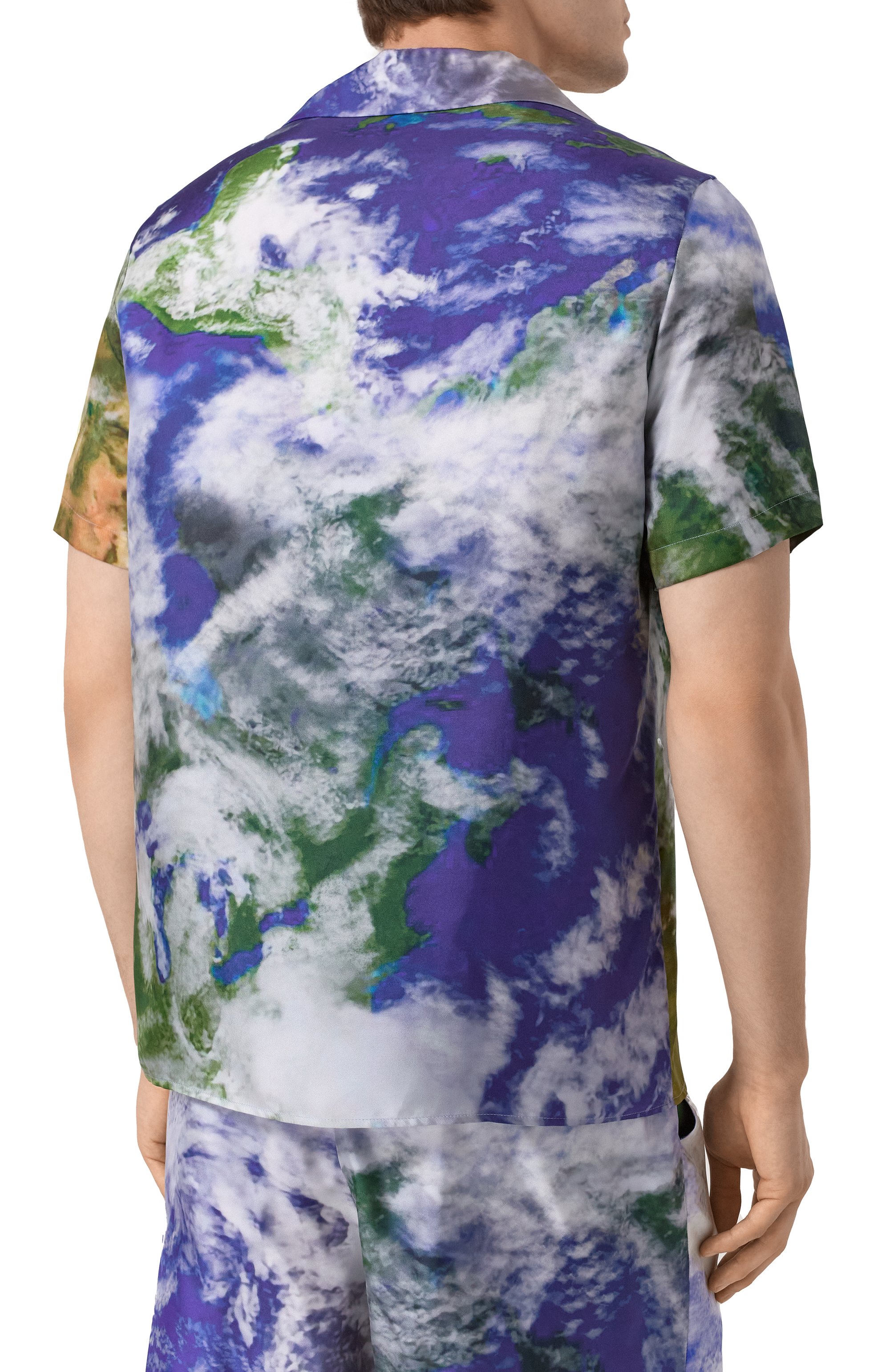 Шелковая рубашка BALMAIN, арт. EH0HN067SE89, фото 4