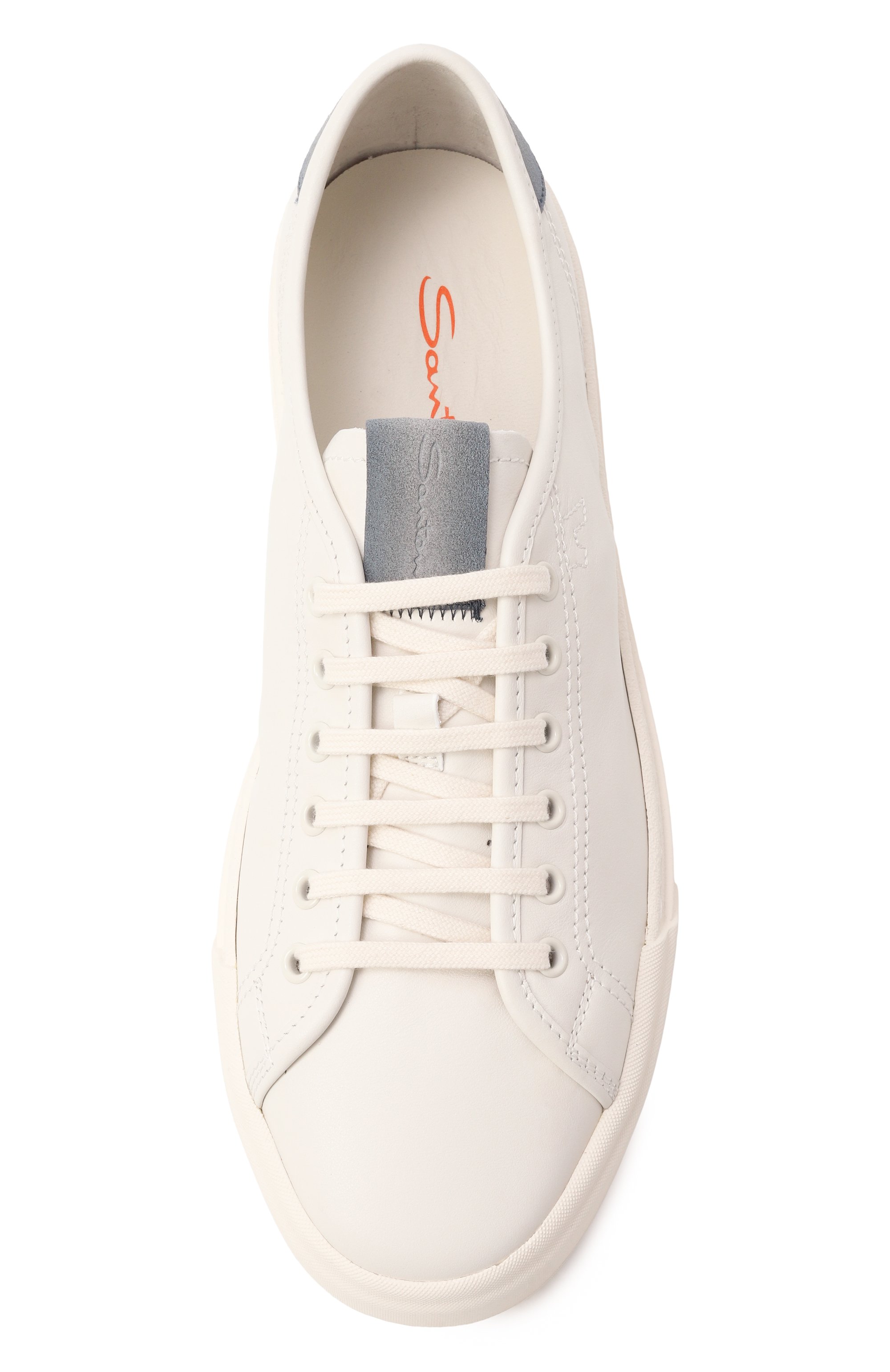 Кожаные кеды voilee SANTONI, арт. MBGG22086PNNC0R0, фото 6