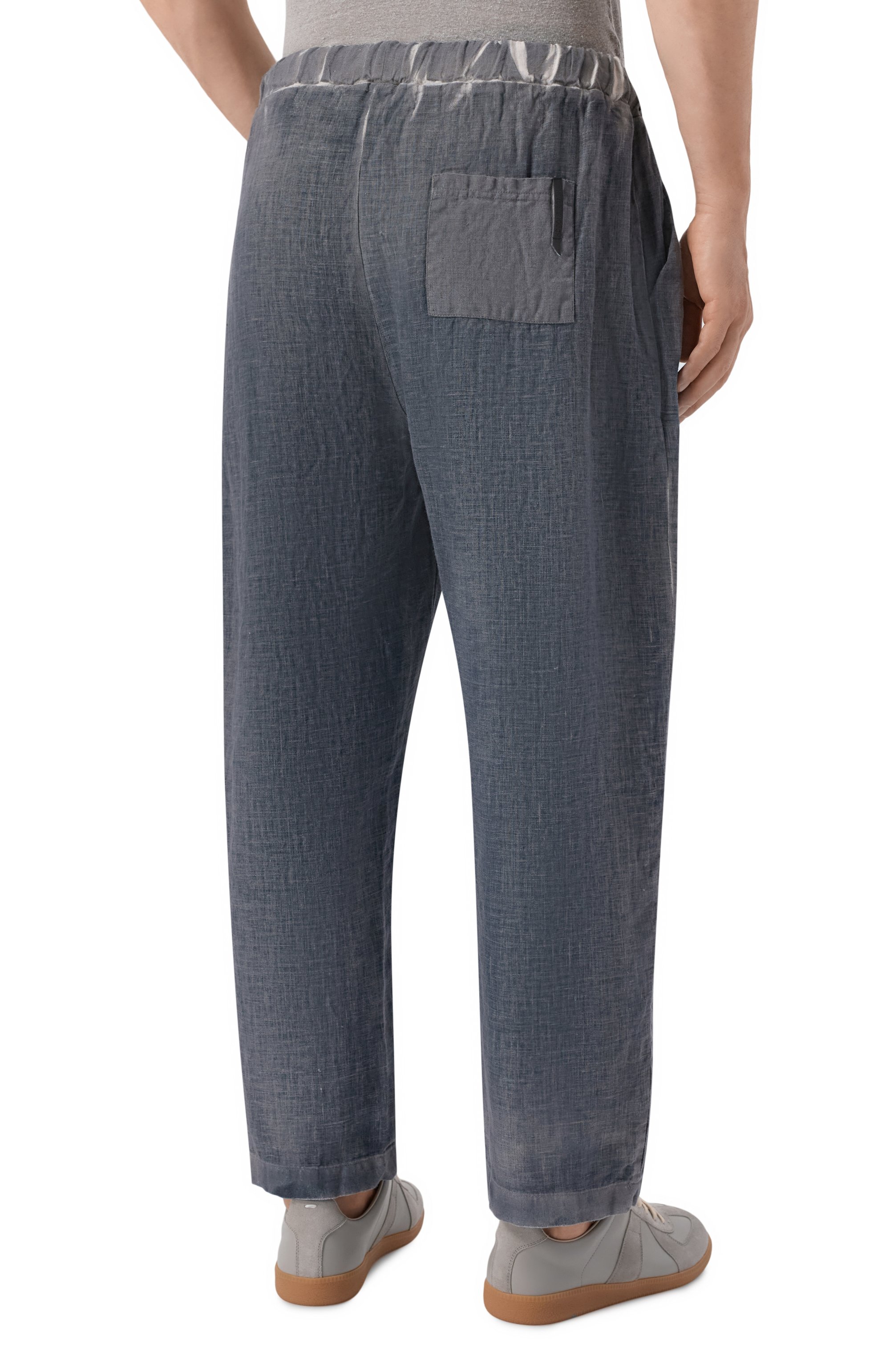 Льняные брюки NEVER ENOUGH темно-серого цвета по цене 42450 руб., арт. 2B5M272-446/MPA058 SH 0, фото 4 Льняные брюки NEVER ENOUGH, арт. 2B5M272-446/MPA058 SH 0, фото 4