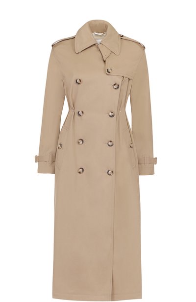 Двубортный удлиненный тренч с защипами и погонами VALENTINO, арт. MB3CA1F0/2PQ, фото 1