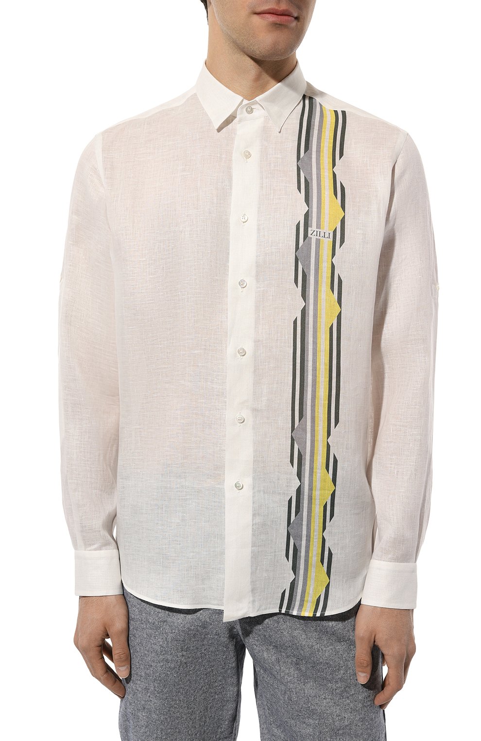 Льняная рубашка ZILLI, арт. LINA01M080084062A, фото 3