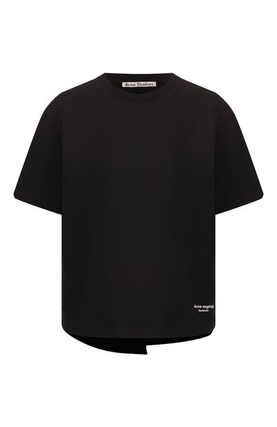 Женская хлопковая футболка ACNE STUDIOS, арт. AL0127