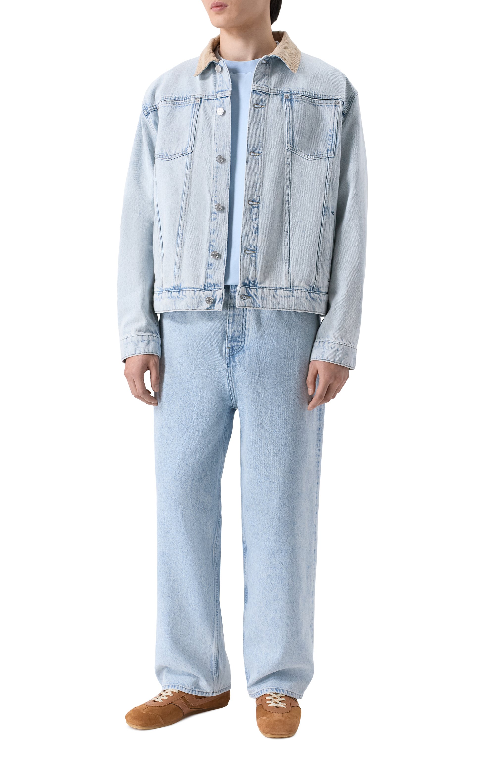 Джинсовая куртка DROLE DE MONSIEUR, арт. PERM-JT256-C0123-LBE, фото 2