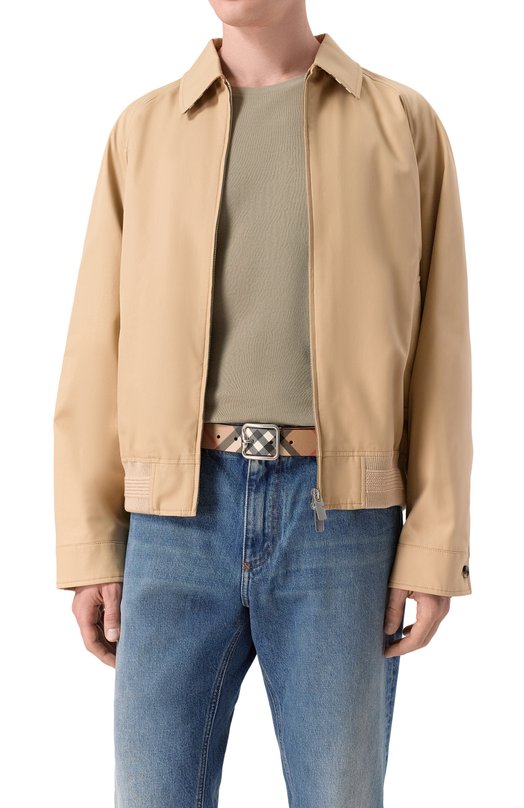 Двусторонний ремень Burberry 8092046 Бежевый  8092046 Фото 2