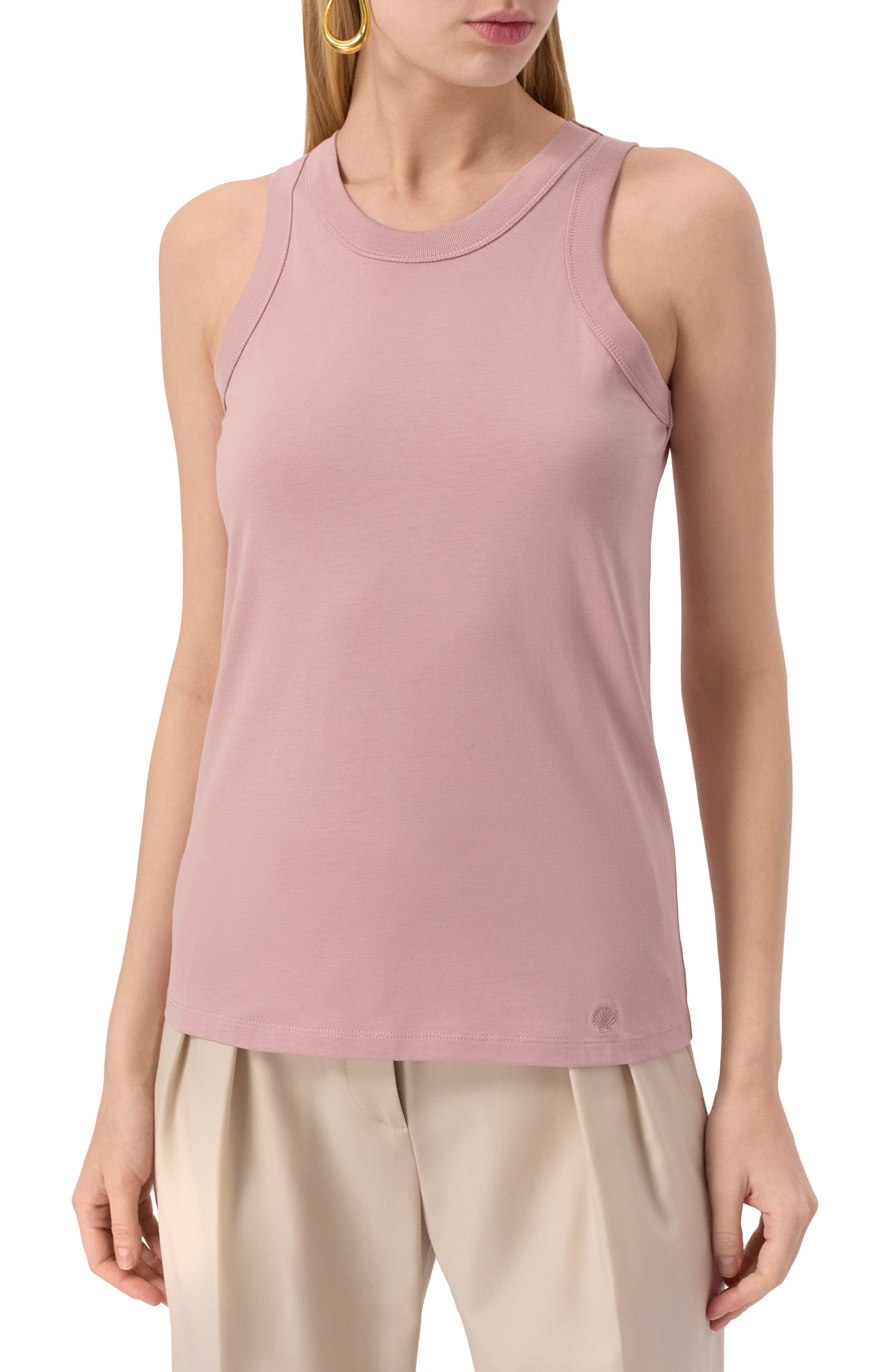 Хлопковая майка LOULOU DE SAISON, арт. P0S0, фото 3