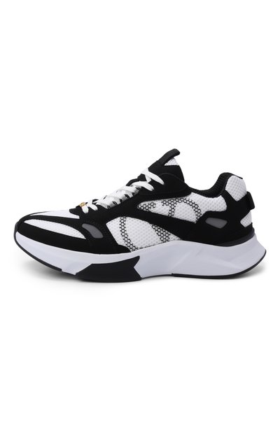 Комбинированные кроссовки demivee VALENTINO черно-белого цвета по цене 98950 руб., арт. 9Y2S0N88/QAP, фото 3 Комбинированные кроссовки demivee VALENTINO, арт. 9Y2S0N88/QAP, фото 3