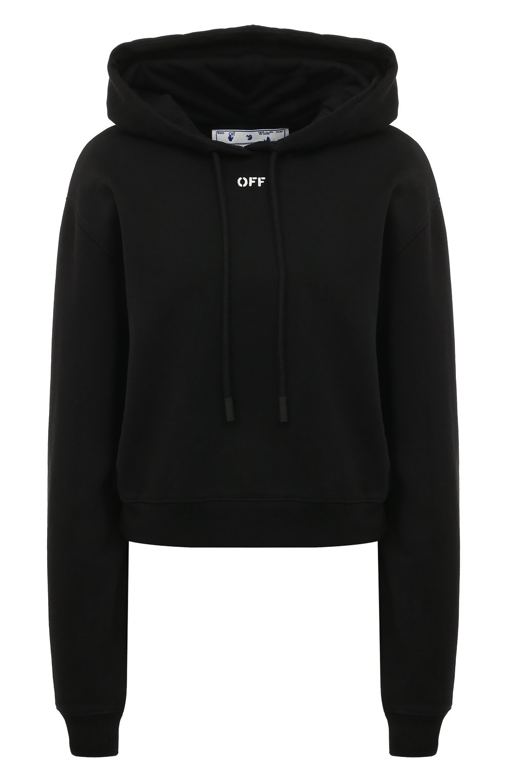 Хлопковое худи OFF-WHITE, арт. OWBB016C99JER0011001, фото 1