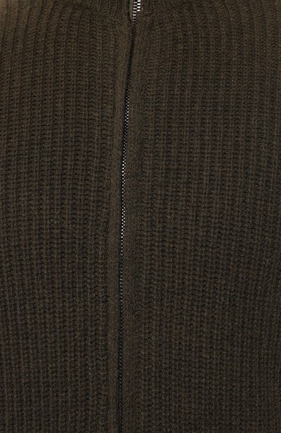 Шерстяной кардиган DANIELE FIESOLI хаки цвета по цене 29950 руб., арт. DF0251, фото 5 Шерстяной кардиган DANIELE FIESOLI, арт. DF0251, фото 5
